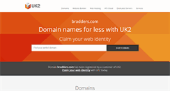 Desktop Screenshot of bradders.com